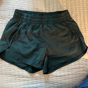Athleta Hunter green athletic shorts size S